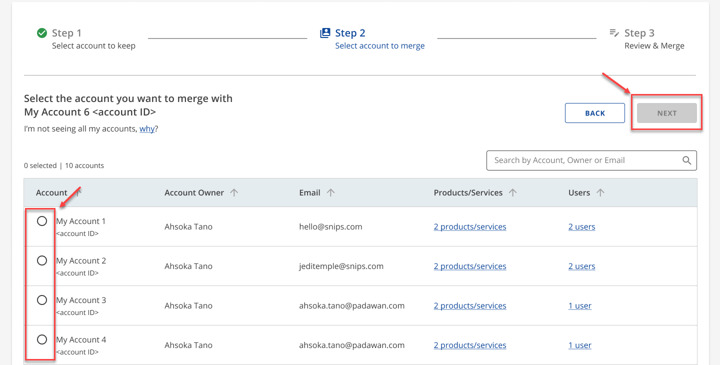 How to Merge Accounts